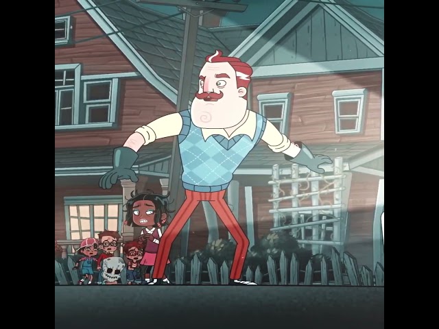Peterson is INVINCIBLE!!! ☠️☠️ #helloneighbor #animation #foryou