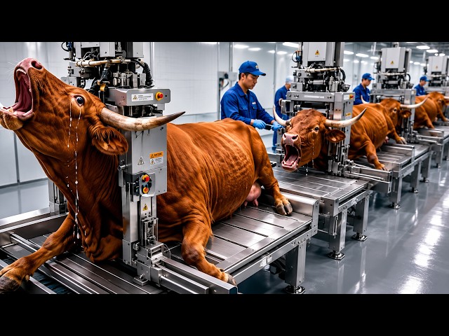 How Thousands of White Brahman Cattle Become Luxury Leather & Horn Handbags  Inside the Factory