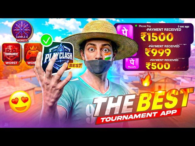 BEST FREE FIRE TOURNAMENT APP 😍 100% TRUSTED & SAFE? 💯 | FREE FIRE TOURNAMENT