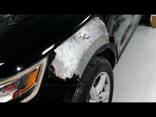 FORD 😍🔥Danting  Painting 🖌️ Work 💯🔥💯#fordaccident #fordreapair#dantingpainting 