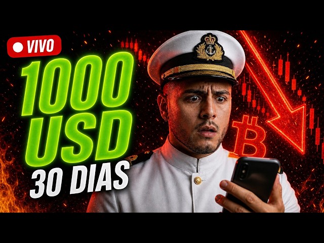 🔥 RETO TRADING: $100 A $1000 EN 30 DÍAS | BITCOIN Y CRIPTO SCALPING EN VIVO Y EN DIRECTO 🔴