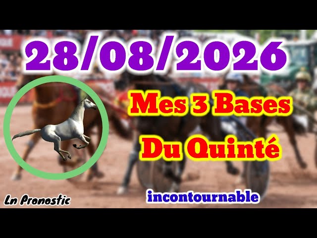 PMU Predictions: My 3 Essential Bases for FRIDAY, AUGUST 28, 2026 AT CABOURG