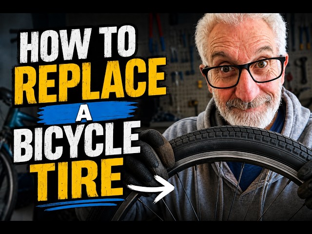 Save Money  ● How To Replace a Bicycle Tire Yourself !