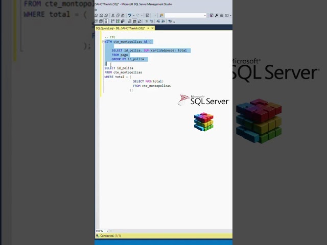 SQL Server 2022 - WITH CTE (expresión de tabla común)