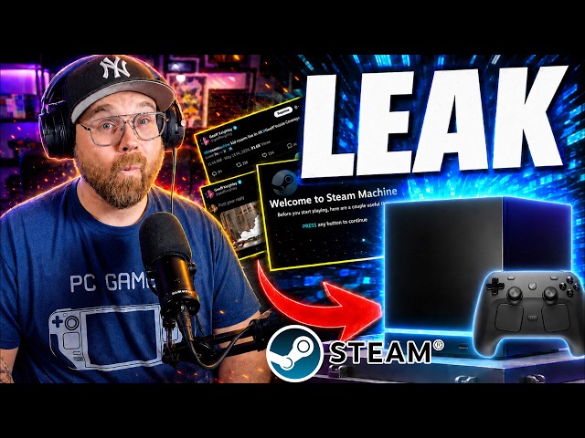 Huge Steam Machine Leak CONFIRMS Release Soon!