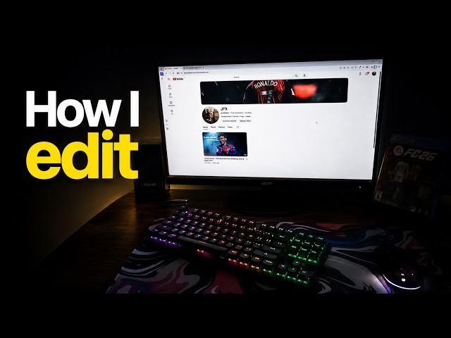 How I Edit My Football Edits Using CapCut