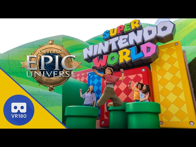 Super Mario Land in VR180 : Universal’s Epic Universe