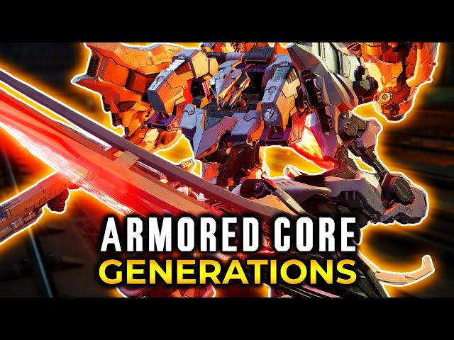 Split Moon VS White Glint! | Armored Core Generations #1