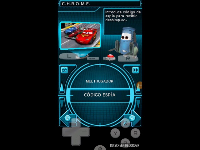 Cars 2 DS codigos