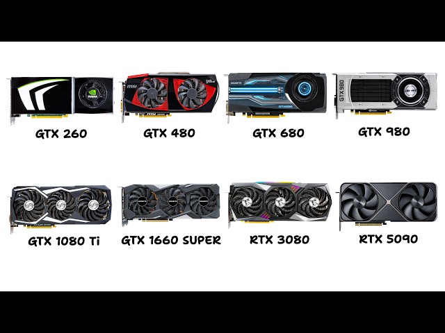 Every NVIDIA GTX Graphics Card Explained in 12 Minutes