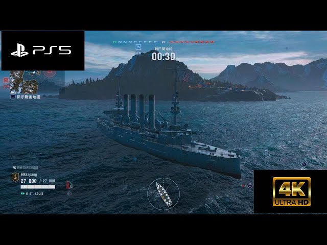PS5 4K 戰艦世界：傳奇World of Warships: Legends 戰艦世界：傳奇 遊戲畫面