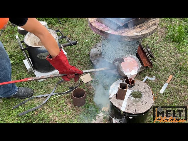 Episode 65: Lost Foam Metal Casting • Trash to Treasure • Backyard Foundry