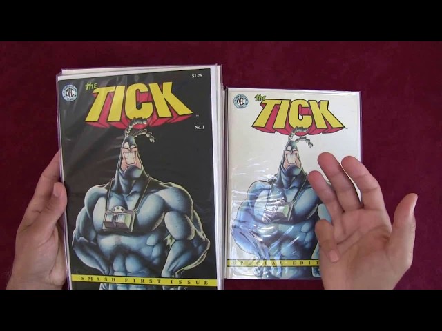 Reading Comics: The Tick Special Edition #1,  First Appearance, Ben Edlund, NEC, 1988 [ASMR]