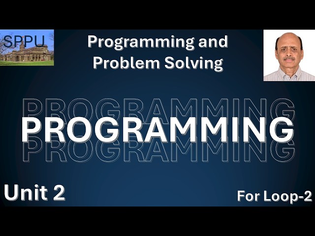 PPS Unit 2   For Loop 2