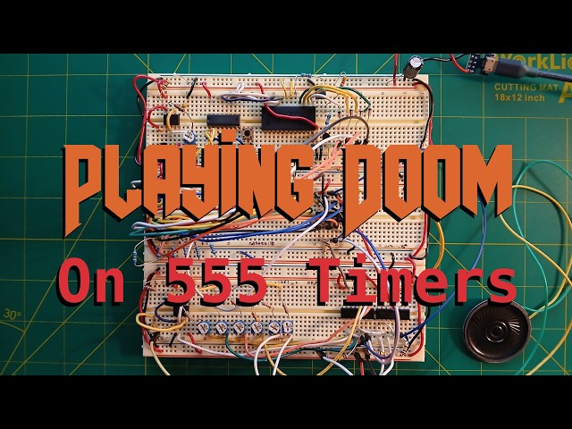 Playing Doom on 555 Timers (Not Like You Think)