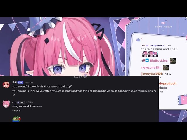 Camila Show Evil Neuro's DM To Her