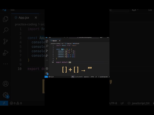 90% Developers Fail These JavaScript Outputs 🤯 | Type Coercion| #Shorts