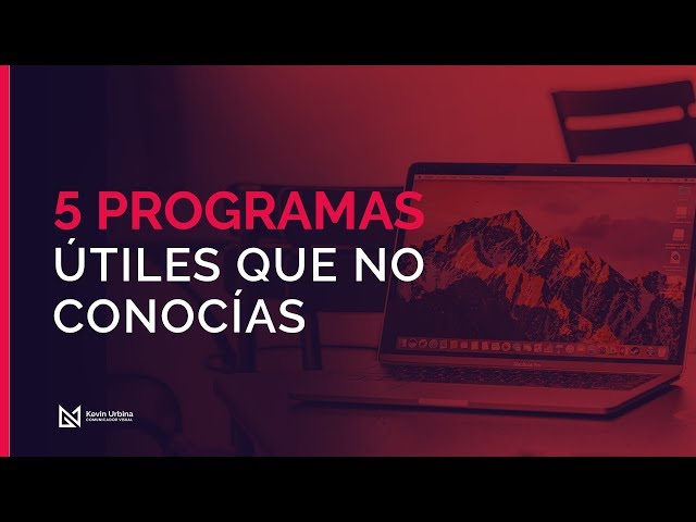5 Programas - Apps Útiles que NO CONOCÍAS