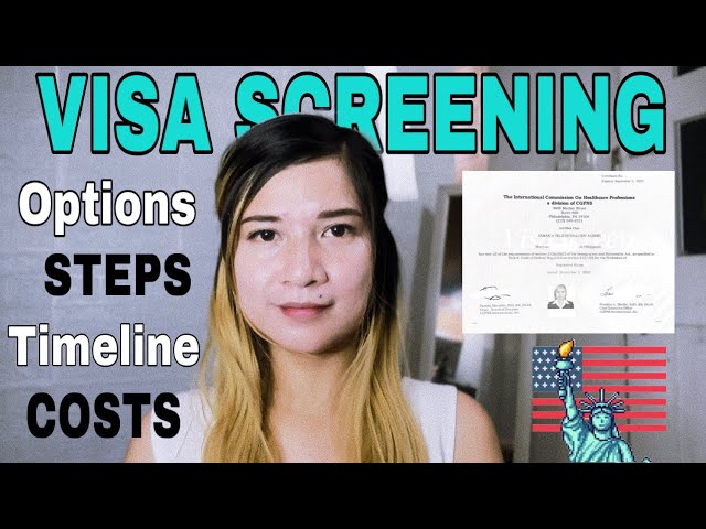 DIY Visa Screening for EB-3 | CGFNS | Steps, Timeline & Cost | PH