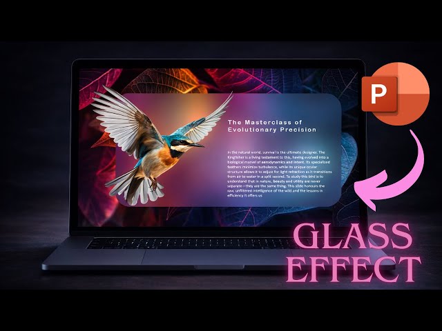 How to Create a Stunning GLASS EFFECT in PowerPoint