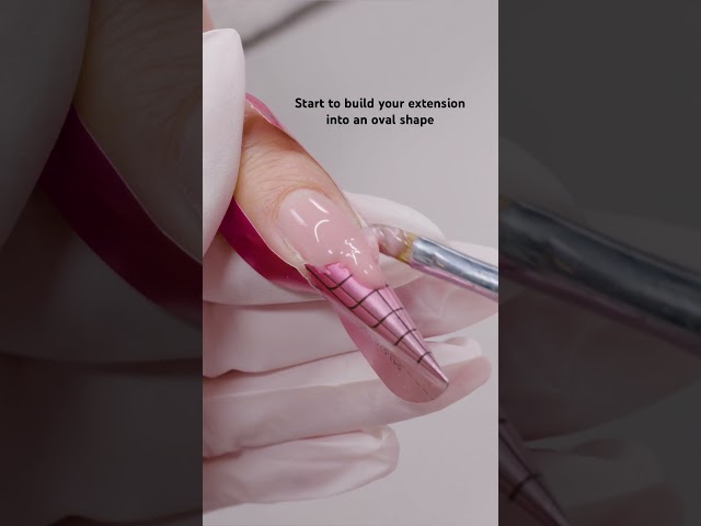 Oval Nail Extension Tutorial with Hard Gel Part 1 | HEMA Free Gel | Builder Gel Tutorial