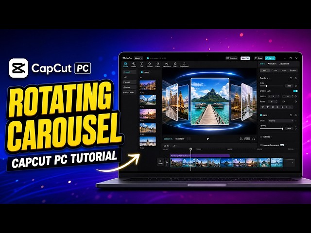 The EASIEST Way to Create a Carousel in Capcut PC