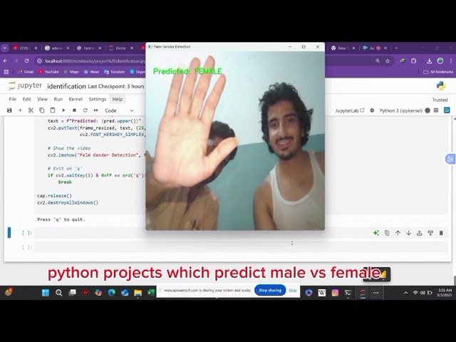 Python Gender Detection Project | Detect Gender from Images & Voice with AI"