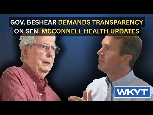 Gov. Beshear demands transparency on Sen. Mitch McConnell health updates