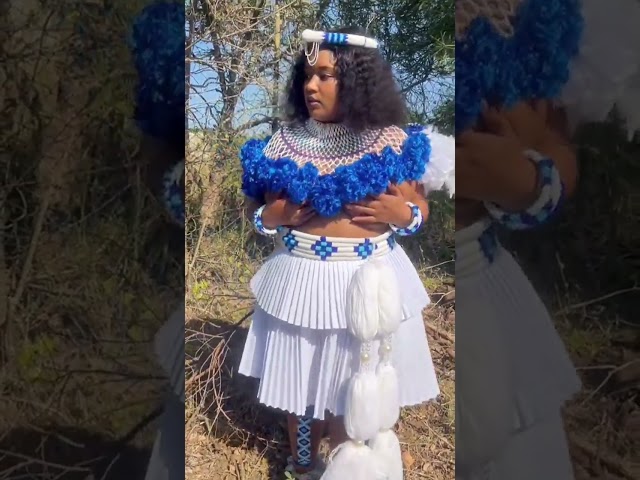 blue attire Zulu #africa #tradition #culture #shortsfeed #southafrica #zulu #africanfolklore