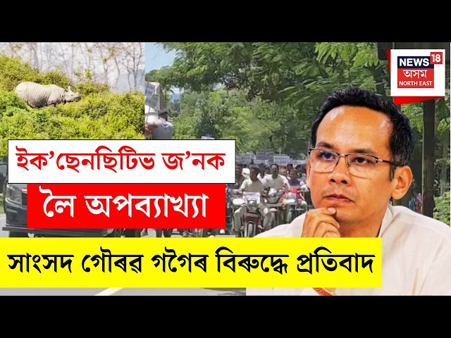 Protest Against Gaurav Gogoi LIVE | Kaziranga Eco-Sensitive Zone ক লৈ অপব্যাখ্যা | Kuthari Assam
