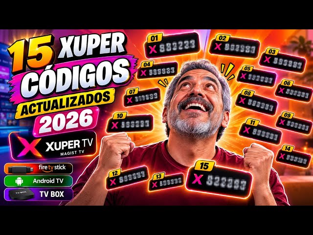 🔥 15 UPDATED XUPER CODES 2026 | Magist TV "XUPER TV" for Fire Stick, Android TV and TV Box