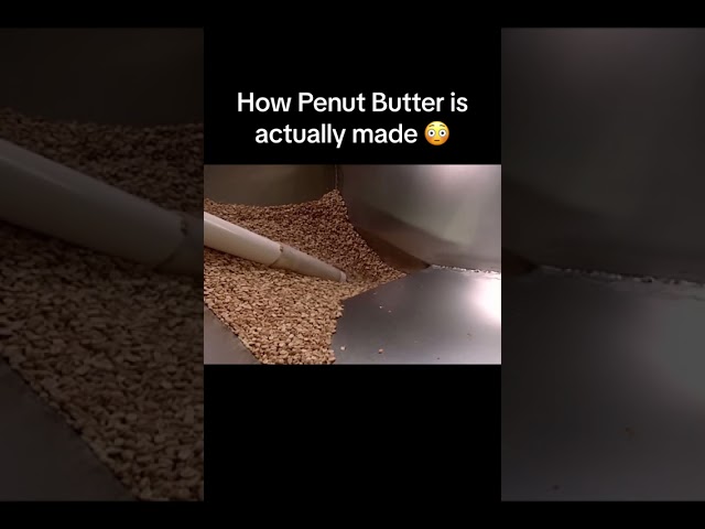 Thats how it gets so creamy #fyp #made #howto #penut... #Shorts #howitsmadeactually