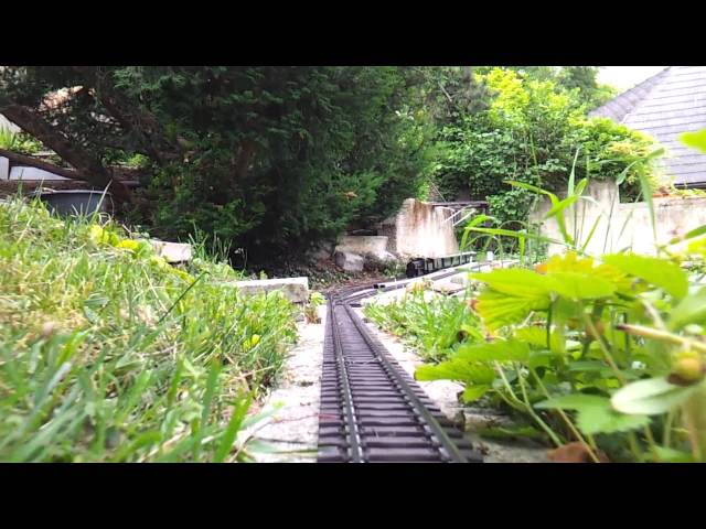 Cabride on my garden train 🚂🚃🚃