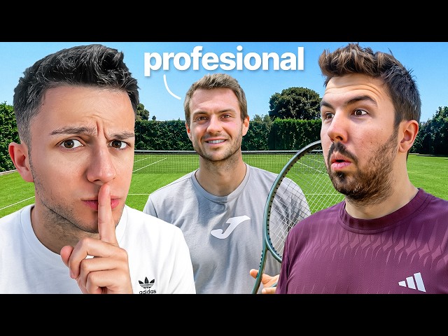 I PRANKED WILLYREX WITH A PROFESSIONAL TENNIS PLAYER (PRANK)