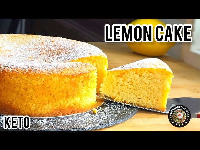 Keto Lemon Cake | Super easy with a bowl & spatula | so soft, moist, flavorful & refreshing