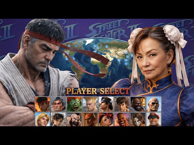 [4K] Super Street Fighter 2 Turbo - Los guerreros del mundo: La vida hoy