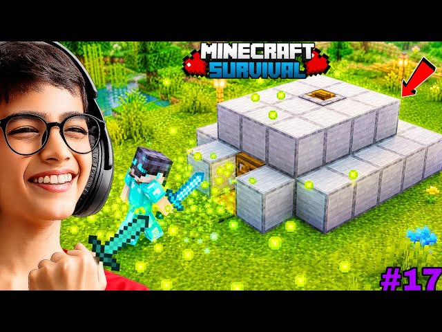 I MADE ULTIMATE XP FARM IN MINECRAFT SURVIVAL | DAY 17