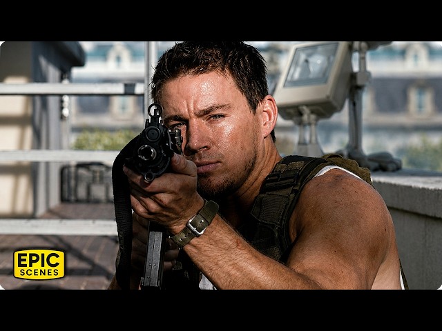 Channing Tatum’s Explosive Rooftop Fight | White House Down