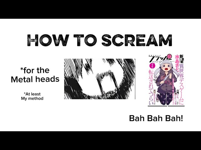 How To Do Metal Vocals(Scream Tutorial) *kinda