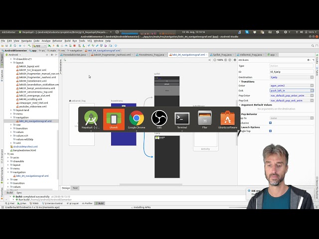 Android Lektion 4.2 - Fragmenter med Jetpack nagvigation