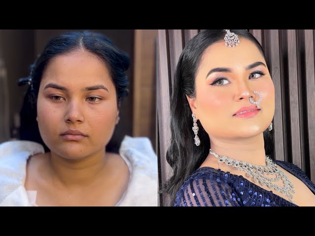 Cocktail makeup tutorial | makeup for beginners | simple party makeup| soft glam makeup tutorial 