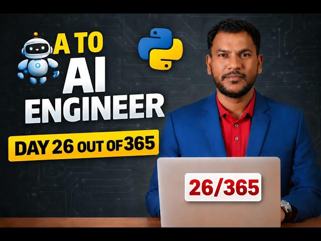 Session 26: From A to AI Engineer | Getting Started with Pandas in Python -Part 1 | Data Analysis