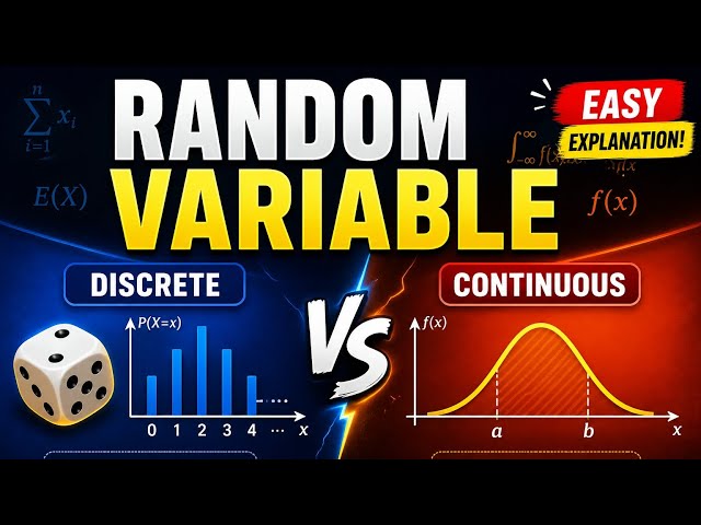 Discrete vs Continuous + PMF PDF in 20 Minutes (Exam Ready)