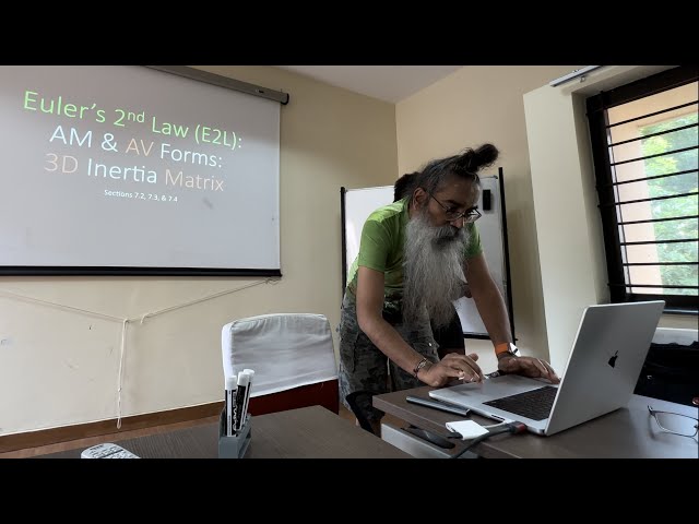 Euler’s Nonlinear Dynamical Equations & 3D Inertia Tensor: Confab#17 Georgia Tech Dynamics @ IISc