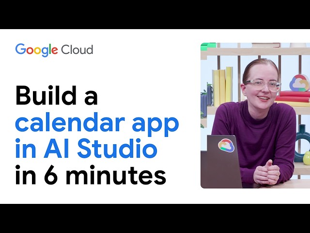 How to build a calendar app in AI Studio