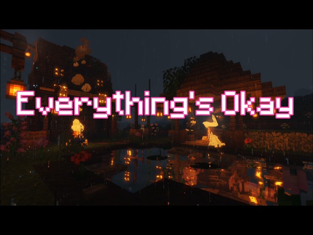 Just dont worry and relax.. (relaxing ambience minecraft music & soft rain at night)