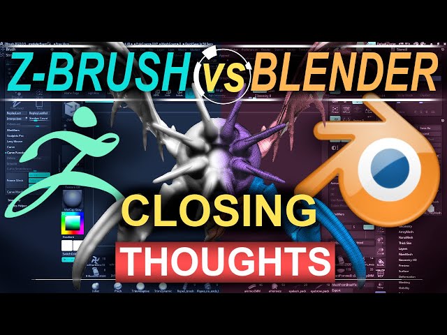 Blender vs ZBrush - (HONEST Comparison)
