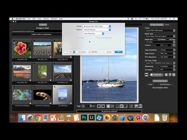 Qimage One Color Management