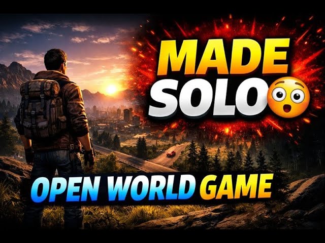 I Built an OPEN WORLD 3D GAME Alone 😱 | Live Gameplay & Dev Talk (Unity)