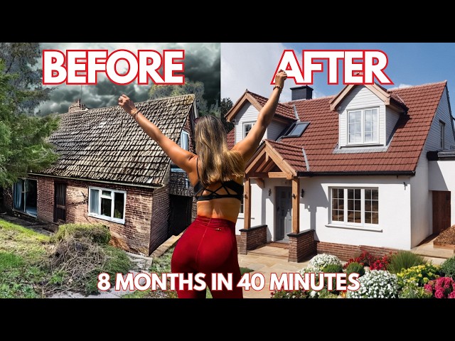 Derelict House Renovation Time Lapse / Extreme DIY Transformation
